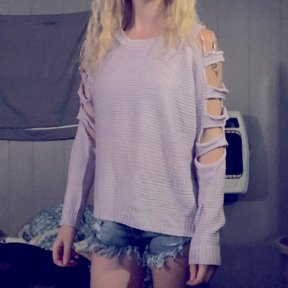 Purple sweater